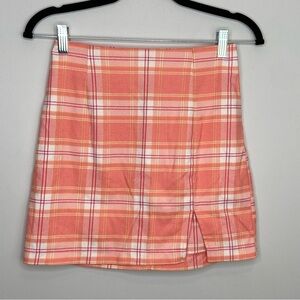 Wild Fable pink plaid mini skirt‎ y2k size 4